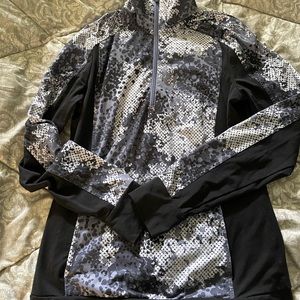 Adidas gray, light purple and black pullover